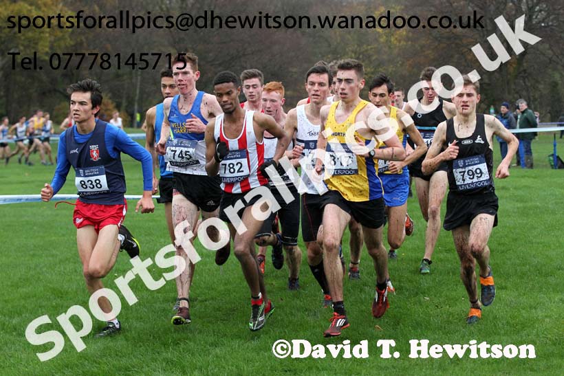 Mens under-20s, British Athletics Liverpool Cross Challenge, Sefton Park, Liverpool. Photo: David T. Hewitson/Sports for All Pics